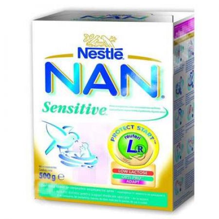 Lapte praf pentru regimul dietetic Nan Sensitive, 500 g, Nestle 