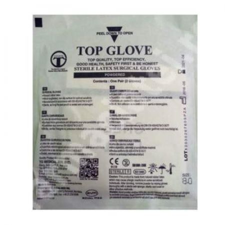 Manusi chirurgicale sterile,, marimea 8, 1 pereche, Top Glove