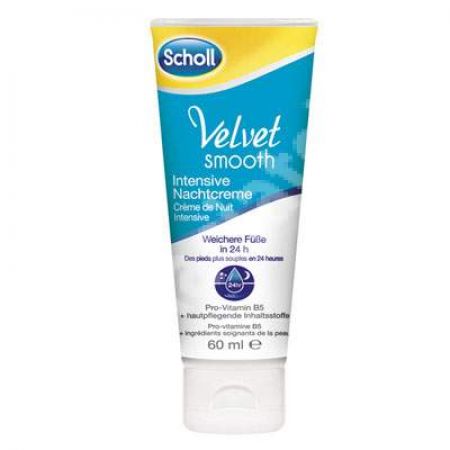 Masca hidratanta de noapte Velvet Smooth, 60 ml, Scholl