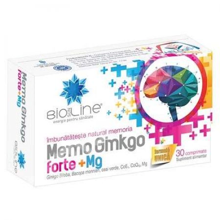 Memo Ginkgo Forte, 30 comprimate - Helcor