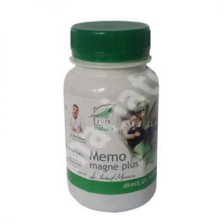 Memo Magne Plus, 60 comprimate, Pro Natura
