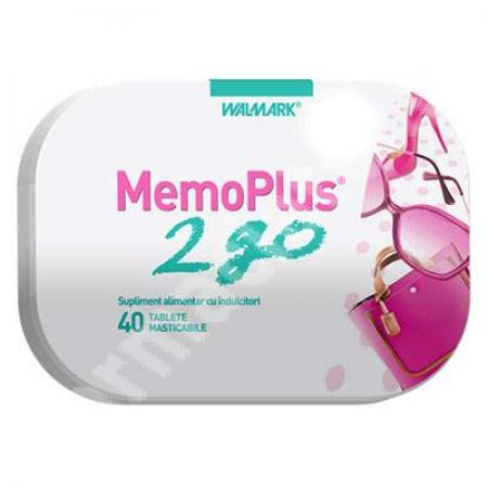 MemoPlus 2 Go, 40 tablete masticabile, Walmark