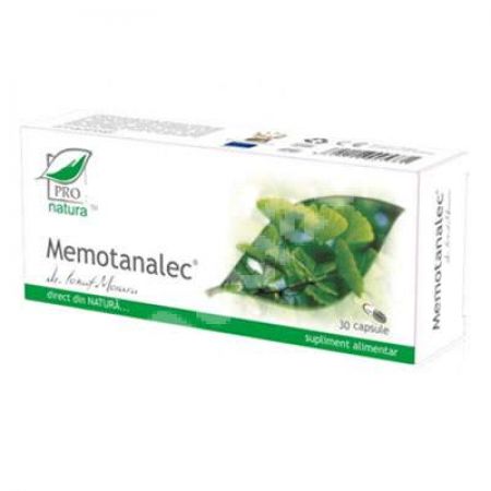 Memotanalec, 30 capsule - Pro Natura