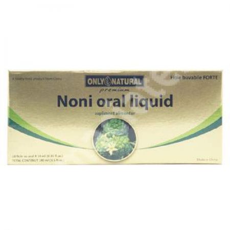 Noni oral lichid 2800mg, 10 fiole, Only Natural