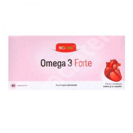 Omega 3 Forte Bioland, 60 capsule, Biofarm