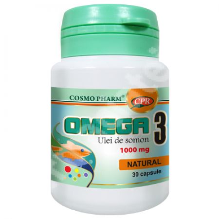 Omega 3 Ulei de somon, 30 capsule, Cosmopharm