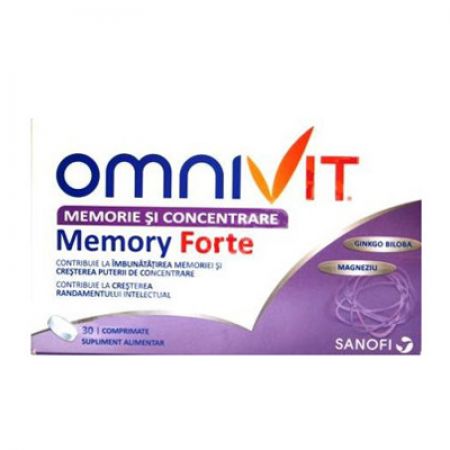 Omnivit Memory Forte, 30 comprimate, Sanofi
