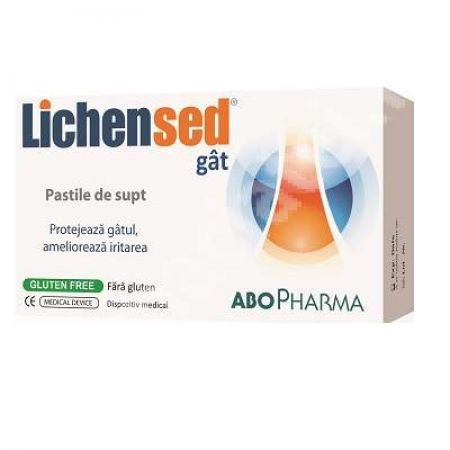 Pastile de supt Lichensed, 16 pastile, ABOPharma