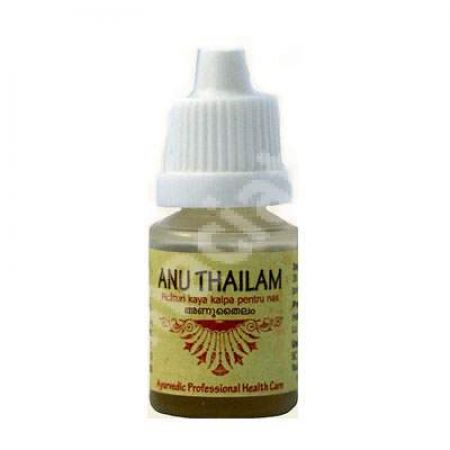 Picaturi kaya kalpa pentru nas Anu Thailam, 10 ml, Rajah Healthy Acres