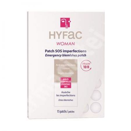 Plasturi anti-imperfectiuni Hyfac woman SOS, 15 bucati, Moulyn Royal Cosmetics