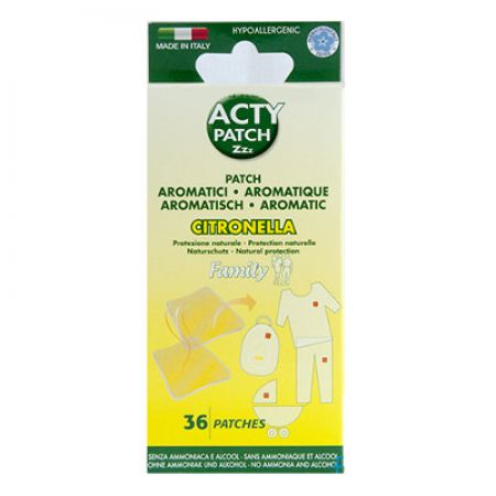 Plasturi aromatici cu citronela ActyPatch, 36 bucati, Pharmadoct