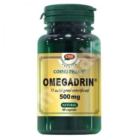 Premium Omegadrin, 500 mg, 60 capsule, Cosmopharm