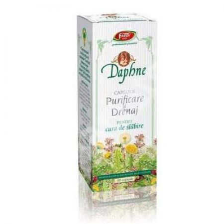 Purificare si Drenaj Daphne, 90 capsule, Fares