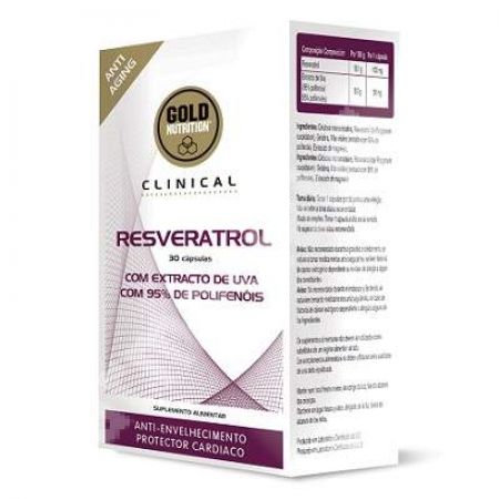 Resveratrol, 30 capsule, Gold Nutrition