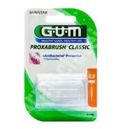Rezerve Gum Proxabrush Classic 0.9, 8 bucati, Sunstar Gum