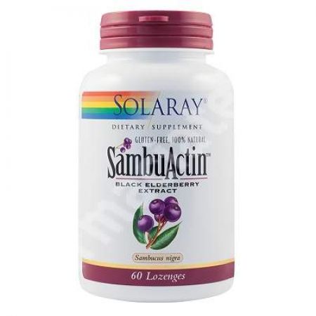 SambuActin Drops Solaray, 60 comprimate, Secom