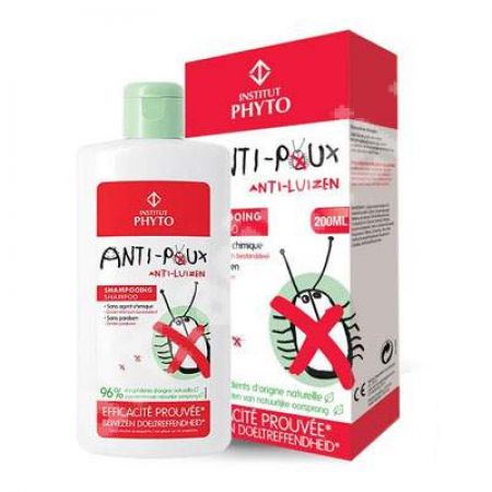 Sampon anti paduchi 96% ingrediente de origine naturala, 200 ml, Phyto