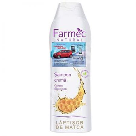 Sampon crema cu laptisor de matca, 400 ml, Farmec