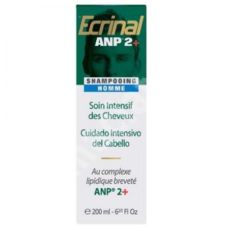 Sampon pentru barbati Ecrinal ANP 2+, 200 ml, Asepta