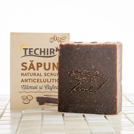 Sapun natural scrub anticelulitic, 120 g - Techir
