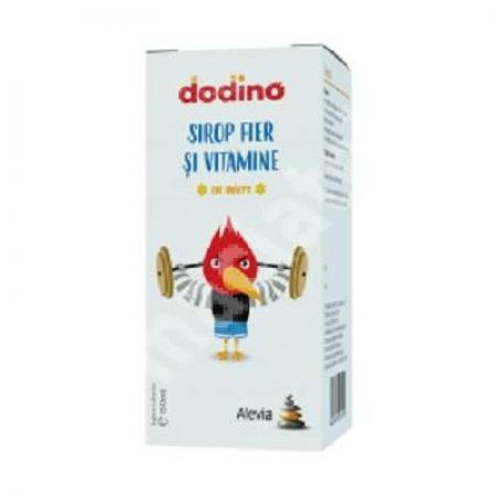 Sirop cu fier si vitamine Dodino, 150 ml, Alevia