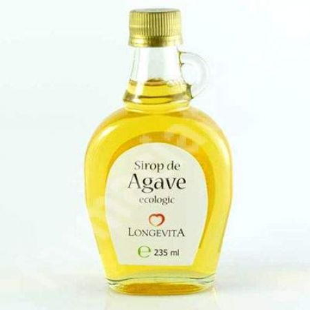 Sirop de agave ecologic, 235 ml, Longevita