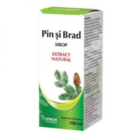 professional Perceivable entry Sirop natural din muguri de pin si brad, 100 ml, Vitalia : Farmacia Tei  online