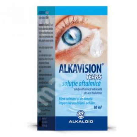 Solutie oftalmica Alkavision Tears, 10 ml, Alkaloid