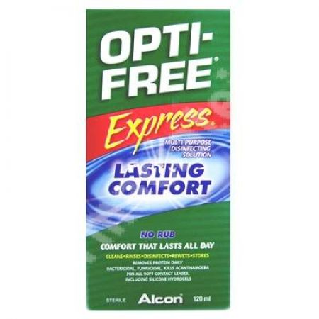Solutie Opti-Free Express, 120 ml, Alcon