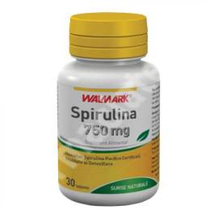 Spirulina 750 Mg, 30 tablete, Walmark
