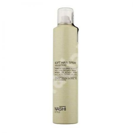 Spray cu fixare naturala Style Soft Hair Spray Natural Hold Nashi, 300 ml, Landoll