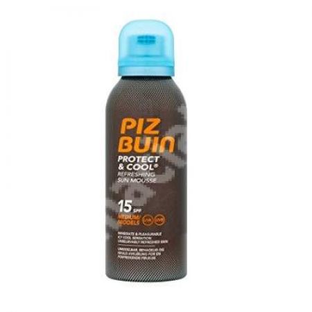 Spuma revigoranta SPF15 Protect & Cool, 150 ml, Piz Buin