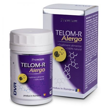 Supliment alimentar Telom-R Alergo, 120 capsule, Dvr Pharm