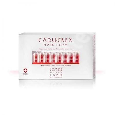 Tratament impotriva caderii parului stadiu avansat femei Cadu-Crex, 20 fiole, Labo