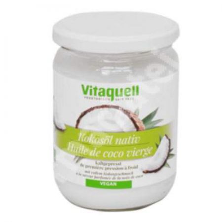 Ulei Bio extravirgin de nuca de cocos Ecologic, 400 g, Vitaquell