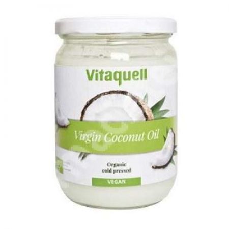 Ulei ecologic extravirgin de nuca de cocos, 800 g, Vitaquell