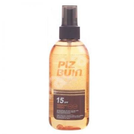 Ulei spray pentru bronzare SPF 15 Wet Skin Transparent, 150 ml, Piz Buin