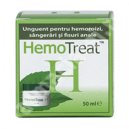 Unguent pentru hemoroizi, Hemotreat H, 50 ml, GlobalTreat