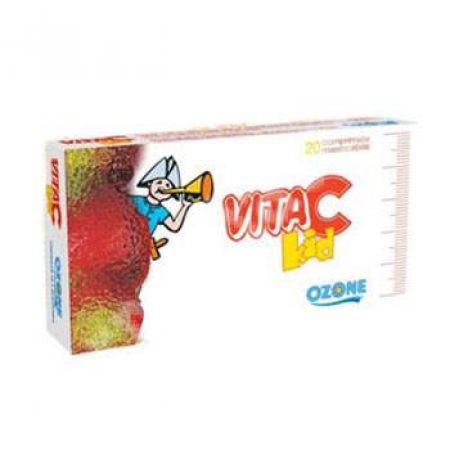 Vita C Kid cu aroma de capsuni, 20 comprimate, Ozone Laboratories