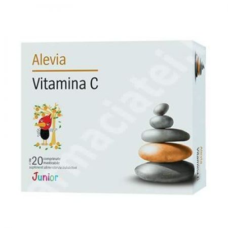 Vitamina C junior, 20 comprimate masticabile, Alevia