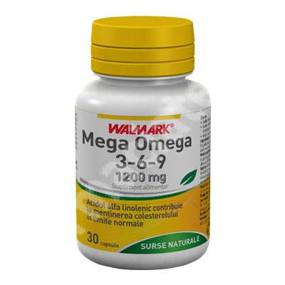Mega Omega 3-6-9, 30 capsule, Walmark