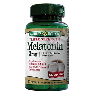 Melatonina, 30 tablete, Nature's Bounty
