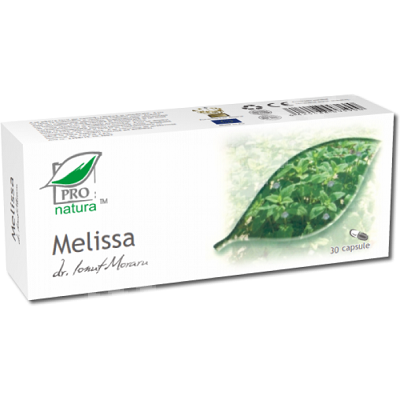 Melissa, 30 capsule, Pro Natura