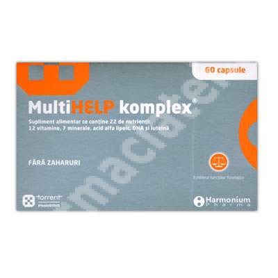 MultiHelp Komplex, 60 capsule, Torrent Pharma
