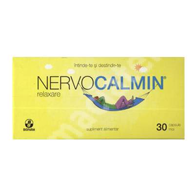 Nervocalmin Relaxare, 30 capsule, Biofarm