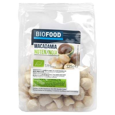 Nuci de macadamia Biofood Eco, 125 g, Damhert