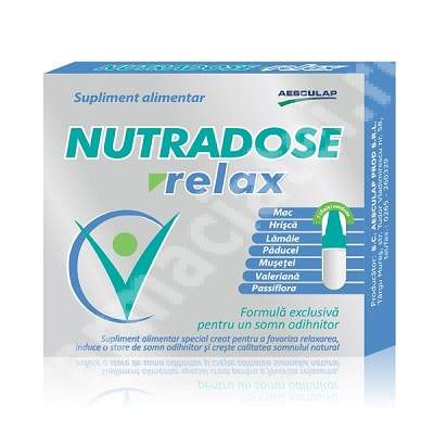 Nutradose relax, 7 fiole, Aesculap