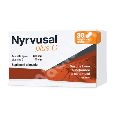 Nyrvusal plus C, 30 comprimate, Nyrvusano