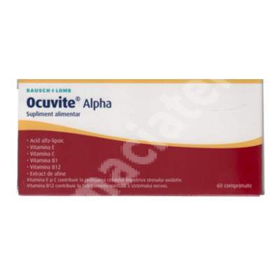 Ocuvite Alpha, 60 comprimate, Bausch & lomb