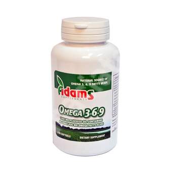 Omega 3-6-9, 100 capsule, Adams Vision